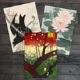 thumbnail image 2 of Hokusai Koson Van Gogh Japanese Heron Courtesan Mixed Fine Art Greeting Card Pack of 6, 2 of 5