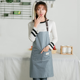thumbnail image 5 of 3 uds delantal de cocina versión coreana moda tira azul impermeable MFZFUKR CPB-DE-LYY1706-4, 5 of 5