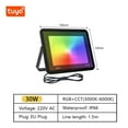 thumbnail image 2 of RGB Floodlight Christmas Lights Outdoor Led Projector APP Voice Control Led Outdoor Lighting For Garden ,Power Saving, 2 of 7