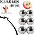 thumbnail image 3 of 8-10 mm Nipple Bar Magnetic Nipple Rings Non Piercing Jewelry Sexy Fake❀ N5T4, 3 of 8