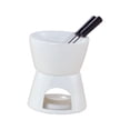 thumbnail image 4 of Set de utensilios para fondue, calentador eléctrico, olla de cerámica para derretir chocolate - Conjunto completo para disfrutar una deliciosa, 4 of 9