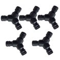 thumbnail image 4 of CRILSTYLEO 5Ud Unión Rápida Para Manguera De En Y De Material ABS Negro Para Uso Doméstico, 4 of 8