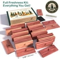 thumbnail image 2 of Cedar Blocks for Clothes Storage -40 Cedar Planks- Natural Closet Smell Eliminator, Natural Closet Deodorizer, Drawer Fresheners for Dresser, Odor Absorber for Dresser Drawers., 2 of 4
