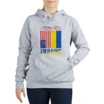 thumbnail image 1 of CafePress - I Stand With Ukraine Support Ukrainian Sweatshirt - Women's Hooded Sweatshirt, 1 of 1