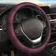 thumbnail image 5 of Balery Pink Glitter Sparkles A Fundas elásticas antideslizantes para volante, funda protectora universal para hombre y mujer, 15 pulgadas, accesorios para coche., 5 of 6