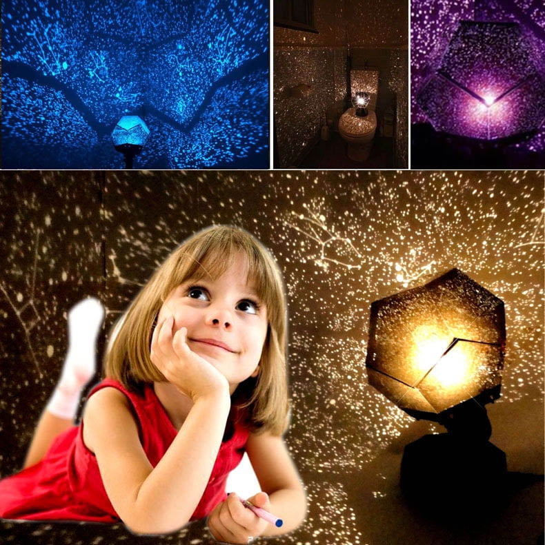 3 Color Romantic Astro Star Sky Laser Projector Cosmos Night Lamp Christmas Gift 