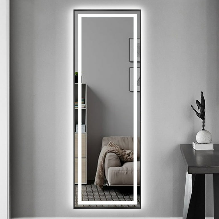 Led mirror wall outlet