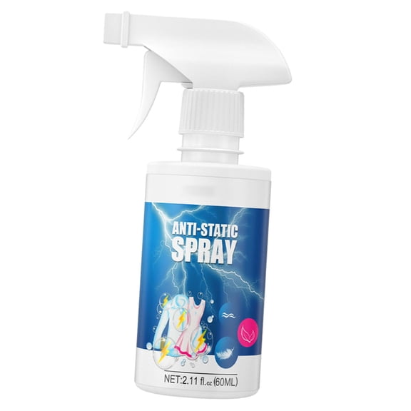 Spray antiestático sin residuos, reduce la adherencia estática, elimina los golpes estáticos, 2