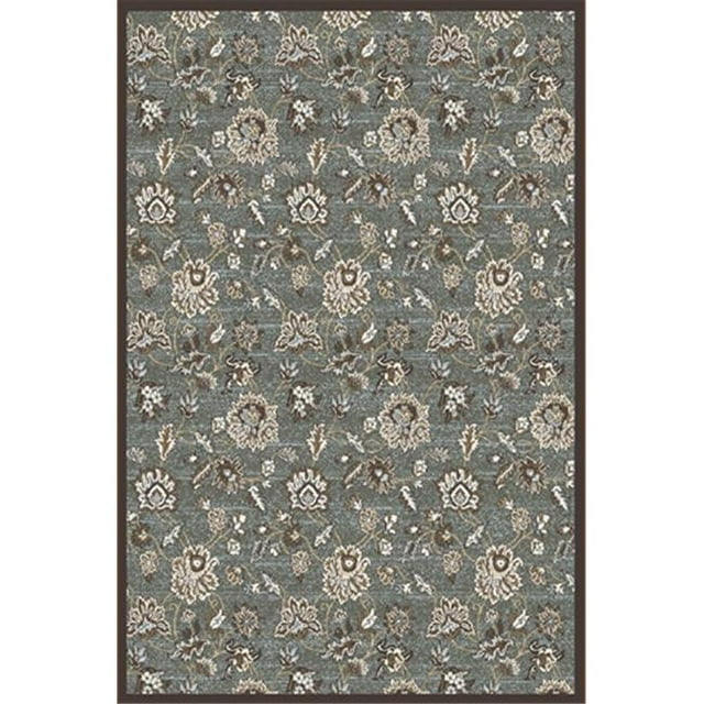 Radici 3475-0030-LT GREEN Pisa Rectangular Light Green Traditional Turkey Area Rug- 3 ft. 3 in. W x 4 ft. 11 in. H