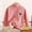 Pink, variant on Bnwani Long Sleeve Toddler Shirts Boys Lapel Casual Cute Solid Printed Tops 0-6 Months