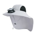 thumbnail image 1 of Naiovety Sombrero solar para actividades al aire libre con repelente al agua, sombrero de pesca, sombrero de pescador, sombrero para el sol con Escalada Gris claro, 1 of 6