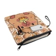 thumbnail image 2 of HELLHERO Book Cover Sleeve, 1pcs Polyester Fabric Decorative Design Storage & Portability for Books, Magazines, and Stationery, 11.42 x 8.66 Inch, Capybara Orange Pattern, 2 of 8