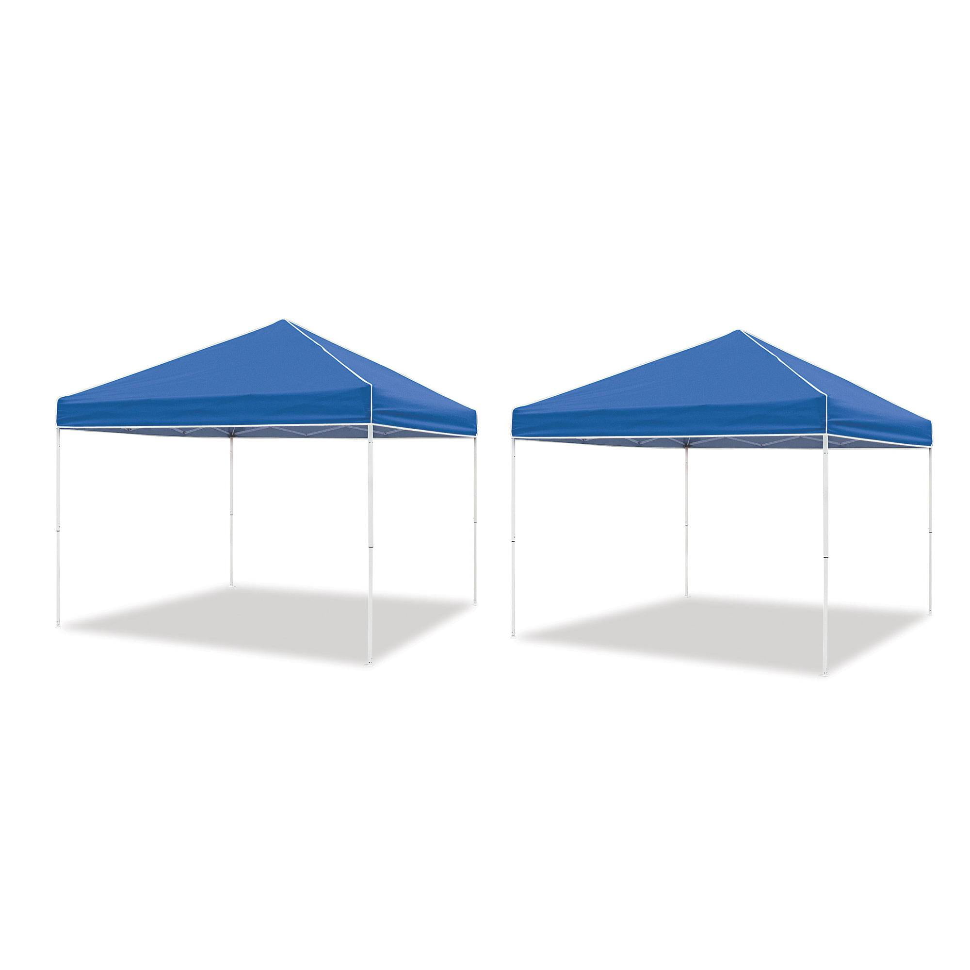 Blue Z-Shade 10 x 10 Foot Everest Instant Canopy Outdoor Camping Patio Shelter 