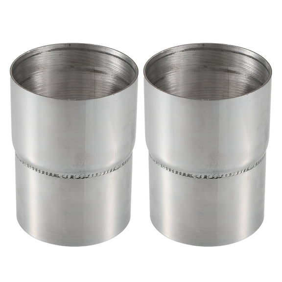 Unique Bargains Car Exhaust Pipe Adapter Reducer Connector 2.75" ID to 3" OD Exhaust Expander Universal (Set of 2)