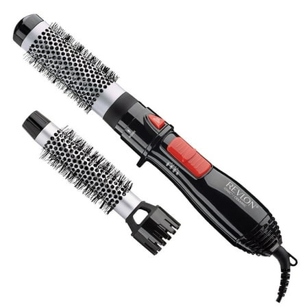 Revlon All-In-One 1" and 1-1/2" Ceramic Style Hot Air Brush, Black