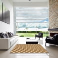 thumbnail image 7 of Ahgly Company Machine Washable Indoor Rectangle Transitional Yellow Orange Area Rugs, 3' x 5', 7 of 7