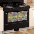 thumbnail image 3 of 2 Pcs Pioneer Flower Floral Print Pattern Kitchen Towels, Funny Microfiber Dish Towel Set, 18" X 26" Tea Towels, 3 of 6