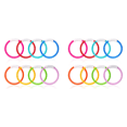 thumbnail image 1 of 16PCS Pool Toys, Colorful Pool Rings for Kids, Underwater Training, Swimming Pool Dive Ring Toy for Kids,16 x Dive Ring Toys (Random Color),Random Color, 1 of 6