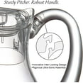 thumbnail image 5 of Amazing Abby - Quadly - Plastic Pitcher (64 oz, 2 Quart), Clear Water Pitcher with Lid, Fridge Jug, BPA-Free, Shatter-Proof, Great for Iced Tea, Sangria, Lemonade, Juice, Milk, and More, 5 of 6