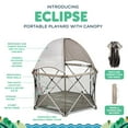 thumbnail image 5 of Go With Me Eclipse Deluxe Portable Playard with Canopy - Sandstone (Unisex), 5 of 11