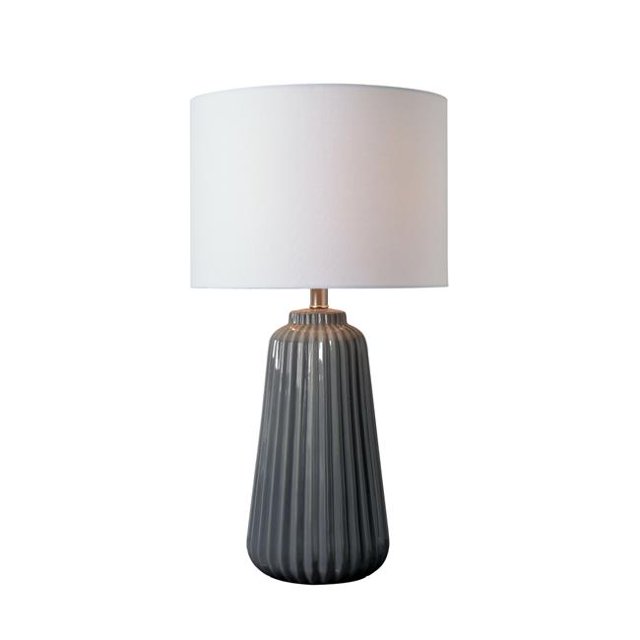Kenroy Home 33158GRY Ziggy Table Lamp - Gray