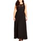 thumbnail image 1 of City Chic Vestido con corpiño con paneles para mujer, negro, XS/14W, 1 of 1