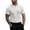 White, variant on Kladzum Men's Basic Shirts Short Sleeve Henry Neck Boxy Solid Color Casual Shirts Breathable Comfort Summer Daily Work Versatile Shirts S-3XL