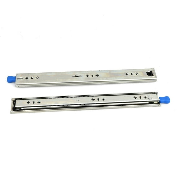 32" Drawer Slides with Lock Ball Bearing Full Extension Heavy Duty Metal Slides For All Kinds Of Cupboard, Tool Cabinets And Other Large Equipment