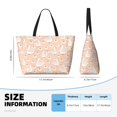 thumbnail image 4 of Pofeuu Geese and Flower Print Beach Bag,Waterproof Sandproof Beach Tote Bag, Large Capacity Foldable Beach Bags for Women, 4 of 7