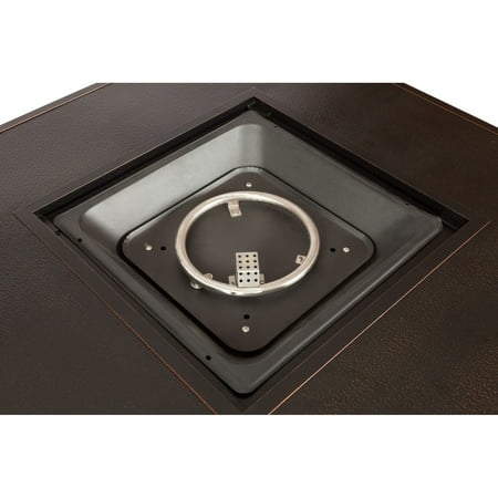 Fire Sense - Armstrong LPG Fire Pit - Antique Bronze