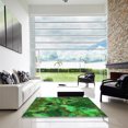 thumbnail image 7 of Ahgly Company Machine Washable Indoor Rectangle Transitional Dark Forest Green Area Rugs, 5' x 7', 7 of 7