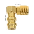 thumbnail image 2 of FONDOTIN Trousse de Fenêtre de Climatiseur vers Trousse de Conversion R134A Laiton Ensemble de 3 Pcs pour Techniciens, 2 of 6