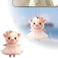 thumbnail image 2 of Cute Car Interior Acrylic Pendant Keychain Hanging Ornament Vehicle Accessory, 2 of 8