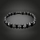thumbnail image 1 of unidad de collar de cuentas de diamantes de imitación de hematita para terapia magnética para hombres y mujeres, regalo de joyería, 1 of 5