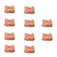 thumbnail image 2 of 10pcs Miniatura Casa de Resina Cola Decoraciones Bonsai, 2 of 3