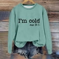 thumbnail image 4 of DHFJKG Womens Casual Sweatshirts Crewneck Letter Printed Lightweight Soft Long Sleeve Comfort Pullover For Everyday Wear Women Trendy Graphic Sweatshirt, 4 of 5