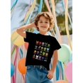 thumbnail image 1 of Camiseta de dibujos animados para niños: camiseta de manga corta con estampado 3D y diseño gráfico divertido, mezcla de algodón suave y elástico, cuello redondo, informal, para verano, para niños y, 1 of 7