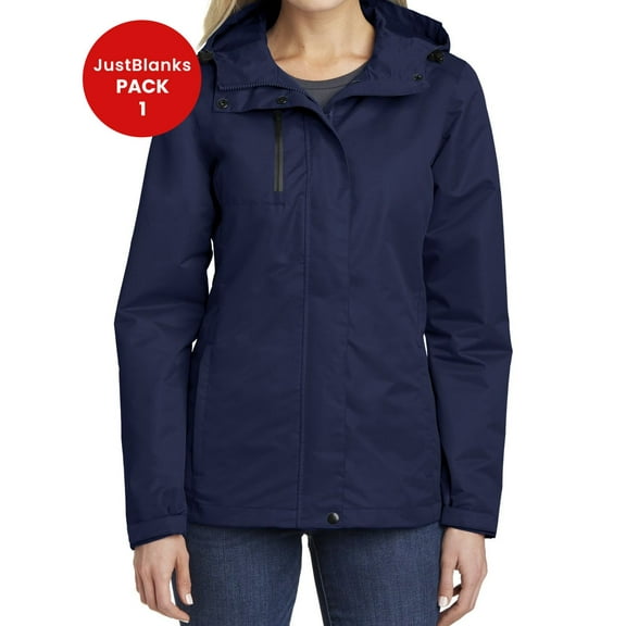 JustBlanks Ladies Waterproof Insulated All Conditions Jacket with Adjustable Hood