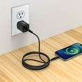 thumbnail image 6 of CBUS 20W Fast Charger + 10ft Braided MFi Certified Cable Compatible with iPhone 14/Plus/Pro/Max, iPhone 13/12/Pro/Max/mini, iPhone 11/Pro/Max, X/XS/XS Max/XR, iPhone SE, iPad, iPad mini (Black), 6 of 10
