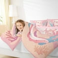 thumbnail image 5 of Feelyou Cute Pink Axolotl Bedding Comforter Set for Child, Cartoon Ocean Animal Twin Comforter Sets, Dreamy Fairy Tale Reversible Bedding Set, Breathable Home Decor, 2 Pieces, 5 of 9