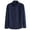 Navy, variant on MIXUE Mens Casual Button Down Shirts Solid Color Lapel Long Sleeve Minimalist Shirt Tops Holiday Wear,Blue,XL