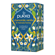 Pukka Organic Herbal Tea, Chamomile Vanilla Manuka Honey, Tea Bags 20 Count Box