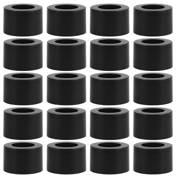 Masteelf  20 Pcs Cap Replacement for Perfume Aromatherapy with Hole Black