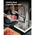 thumbnail image 2 of VEVOR Manual Sausage Stuffer, 11 LBS / 5 L Vertical Meat Stuffer, Dual-Speed Sausage Casing Meat Filling Machine, Stainless Steel Heavy Duty Filler with 5 Stuffing Tubes, for Commercial & Home Use, 2 of 9