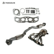 PANGOLIN 2Pcs Catalytic Converter Kit Fits for 2007 2008 2009 2010 2011 2012 2013 Nissan Altima 2.5L EPA Manifold Gasket Bolts Catalytic Converter Replacement Part OE 54782, 16593