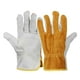 thumbnail image 1 of 2x Guantes de soldadura Piel de vacuno de material cuero Proteger las manos del soldador Incombustible Anti-, 1 of 7