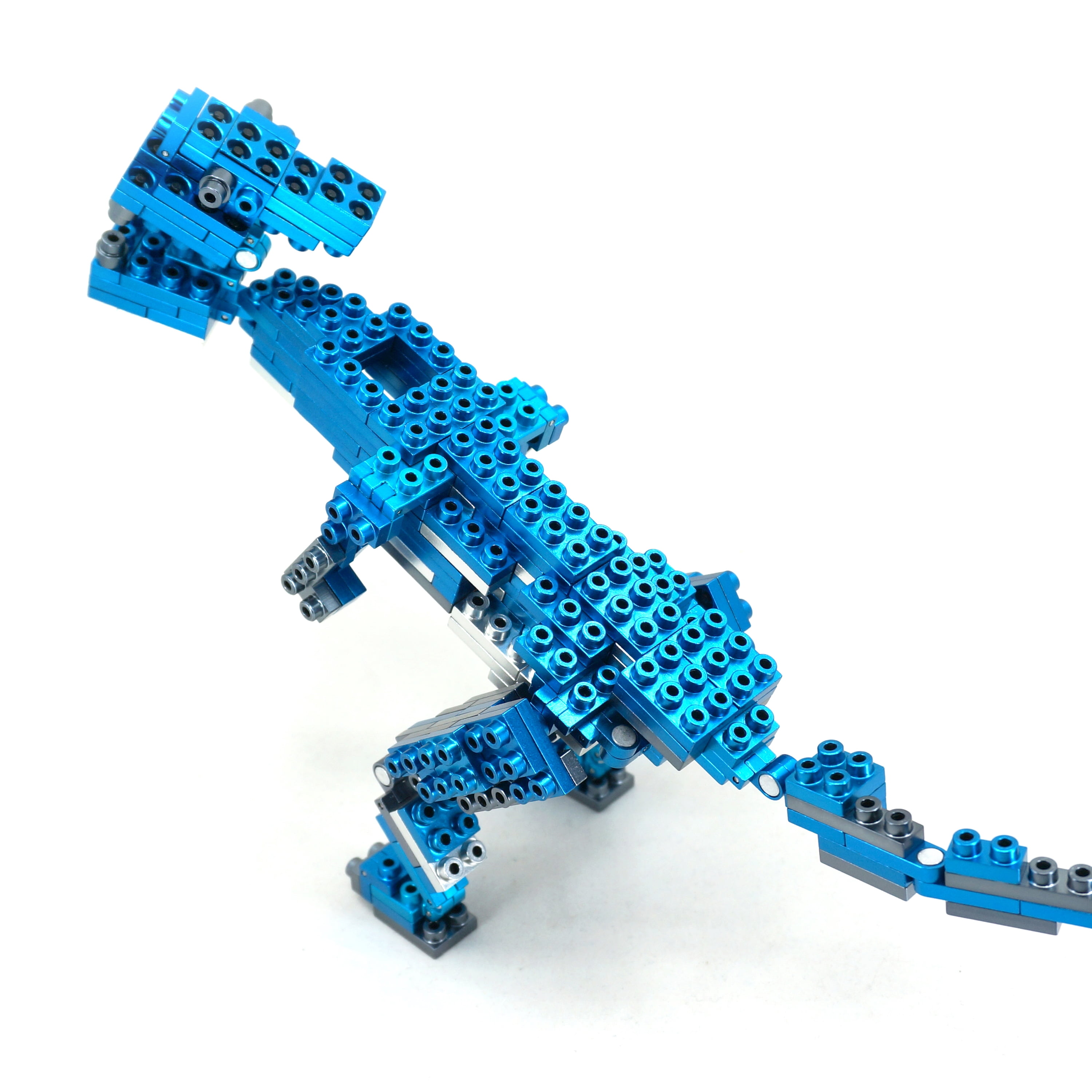 Collector 3-in-1 Series 001 Set Azure Blue T-Rex, Mecha, and Sparrow 290 pcs