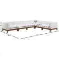 thumbnail image 4 of Meridian Furniture Rio Off White Water Resisting Fabric Modular Sectional, 4 of 4