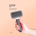 thumbnail image 4 of Unbranded QW Self-Cleaning Deshedding Tool for Dogs & Cats, Blue, 4 of 13