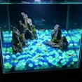 thumbnail image 4 of Super Bright Glow in Dark Pebbles 100Pcs, 0.2-0.35in Small Fluorescent Fine Gravel for Aquarium Substrate, Mixed Color Night Luminous Stones for Vase Decor, Aquascaping, Gardening & Terrarium, 4 of 6